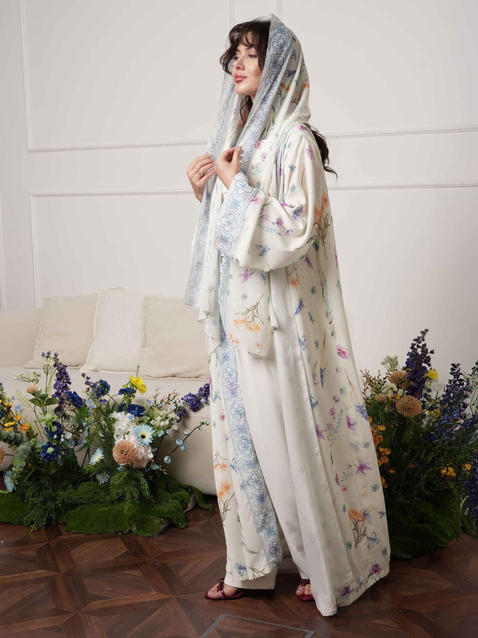 Aurafluer Floral Stole / Sheila