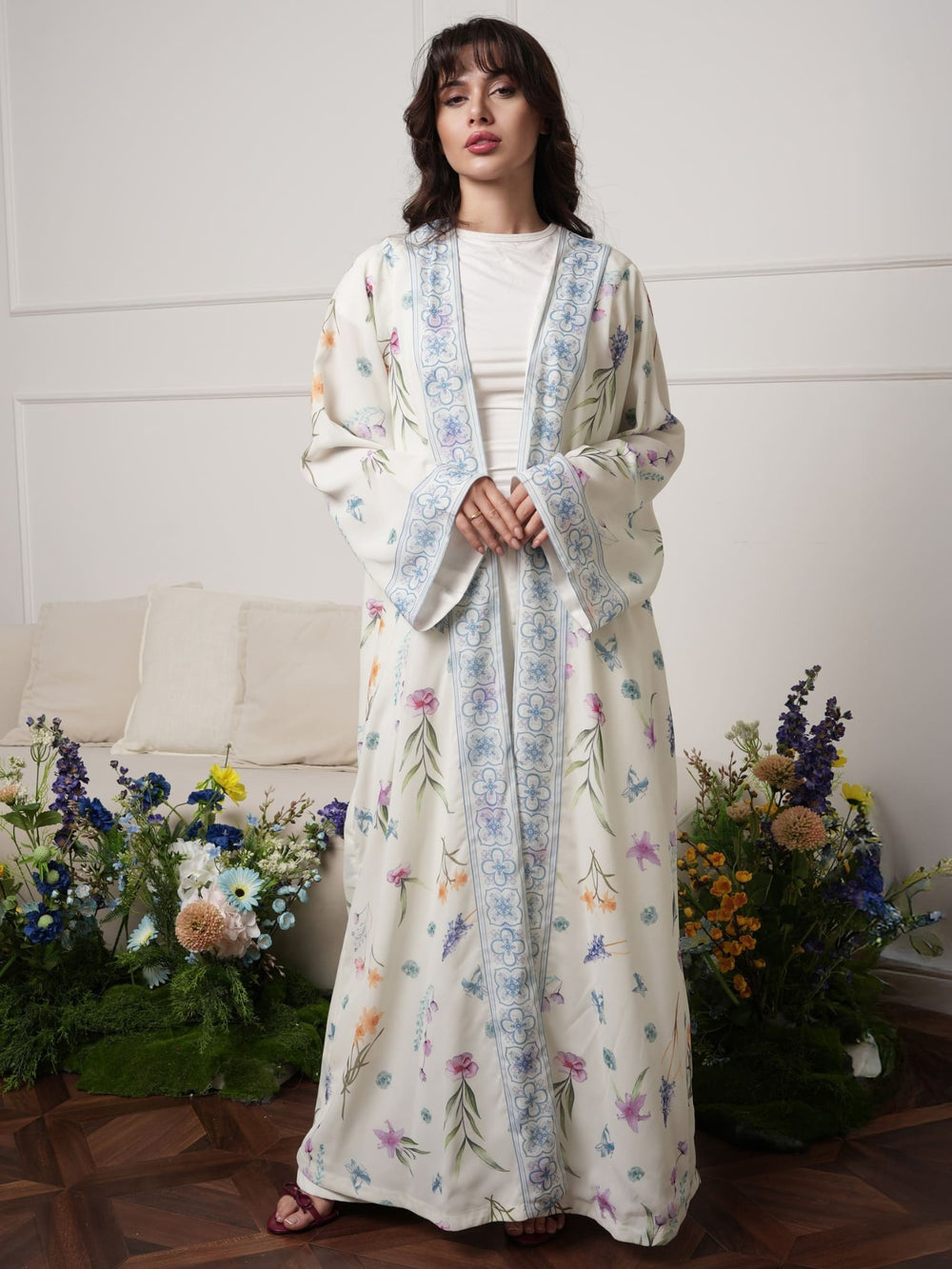 Aurafluer Floral Upper / Abaya