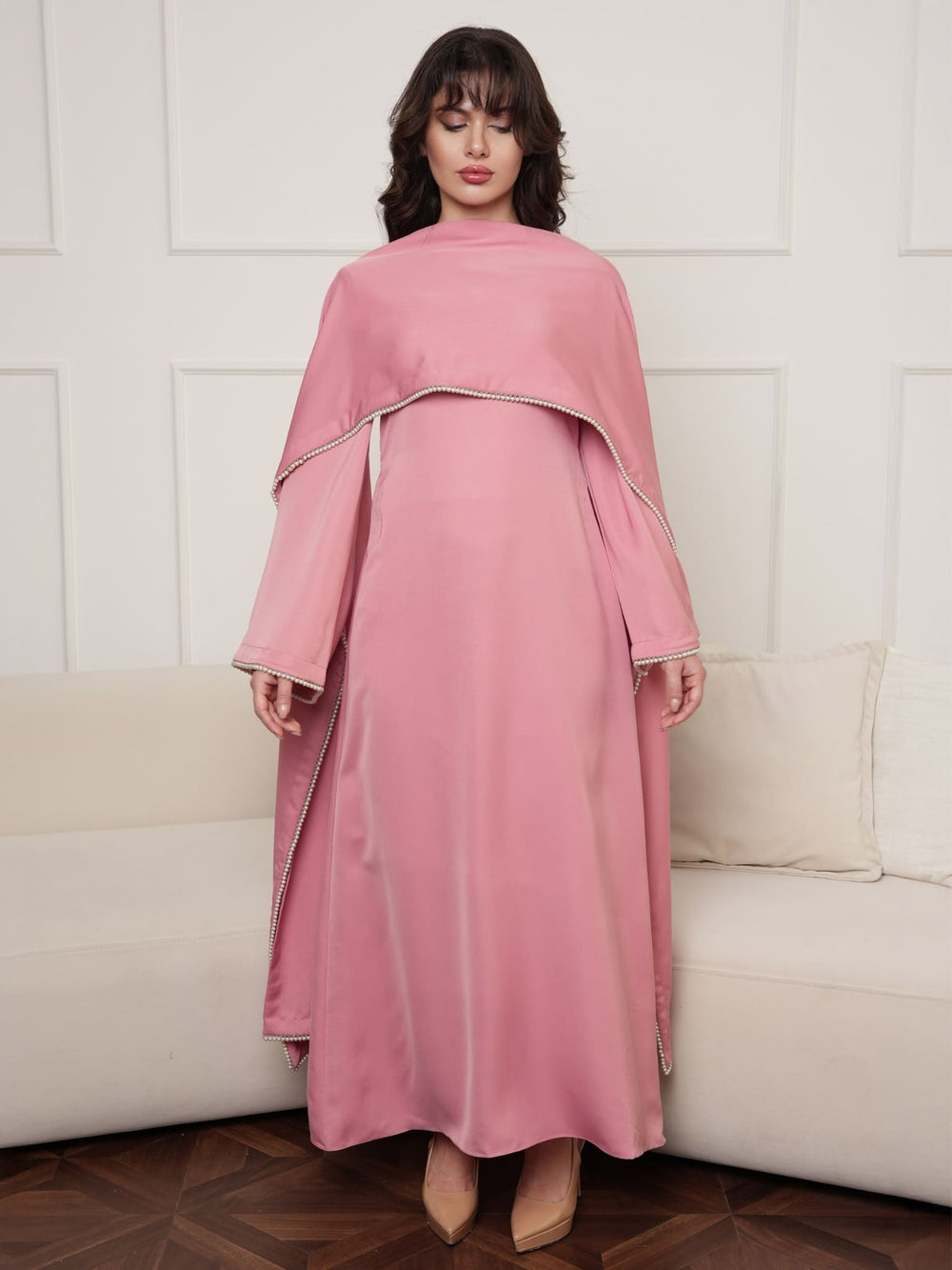 Mariah Pearl Dress And Stole