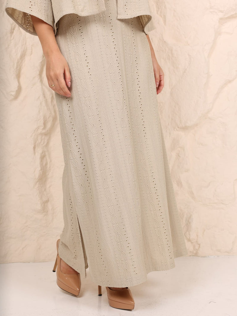 Zariah Crochet Sage Skirt Zariah Crochet Sage Skirt