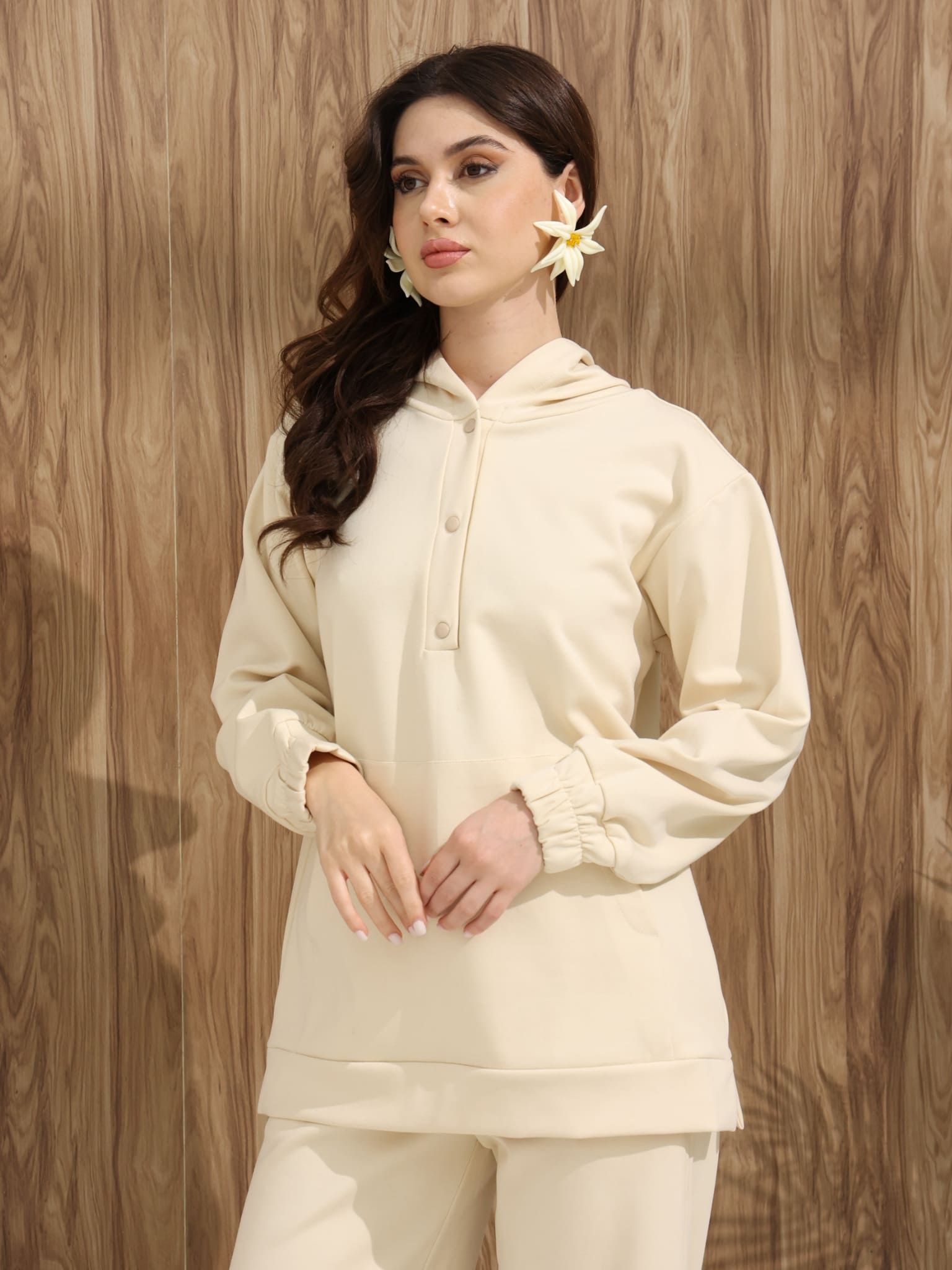 Mindi Offwhite Soft Stream Shirt
