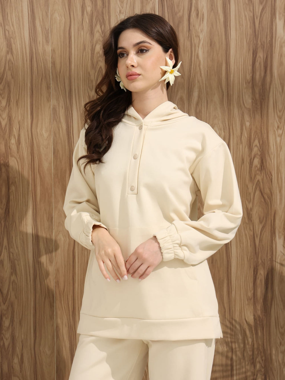 Mindi Offwhite Soft Stream Shirt