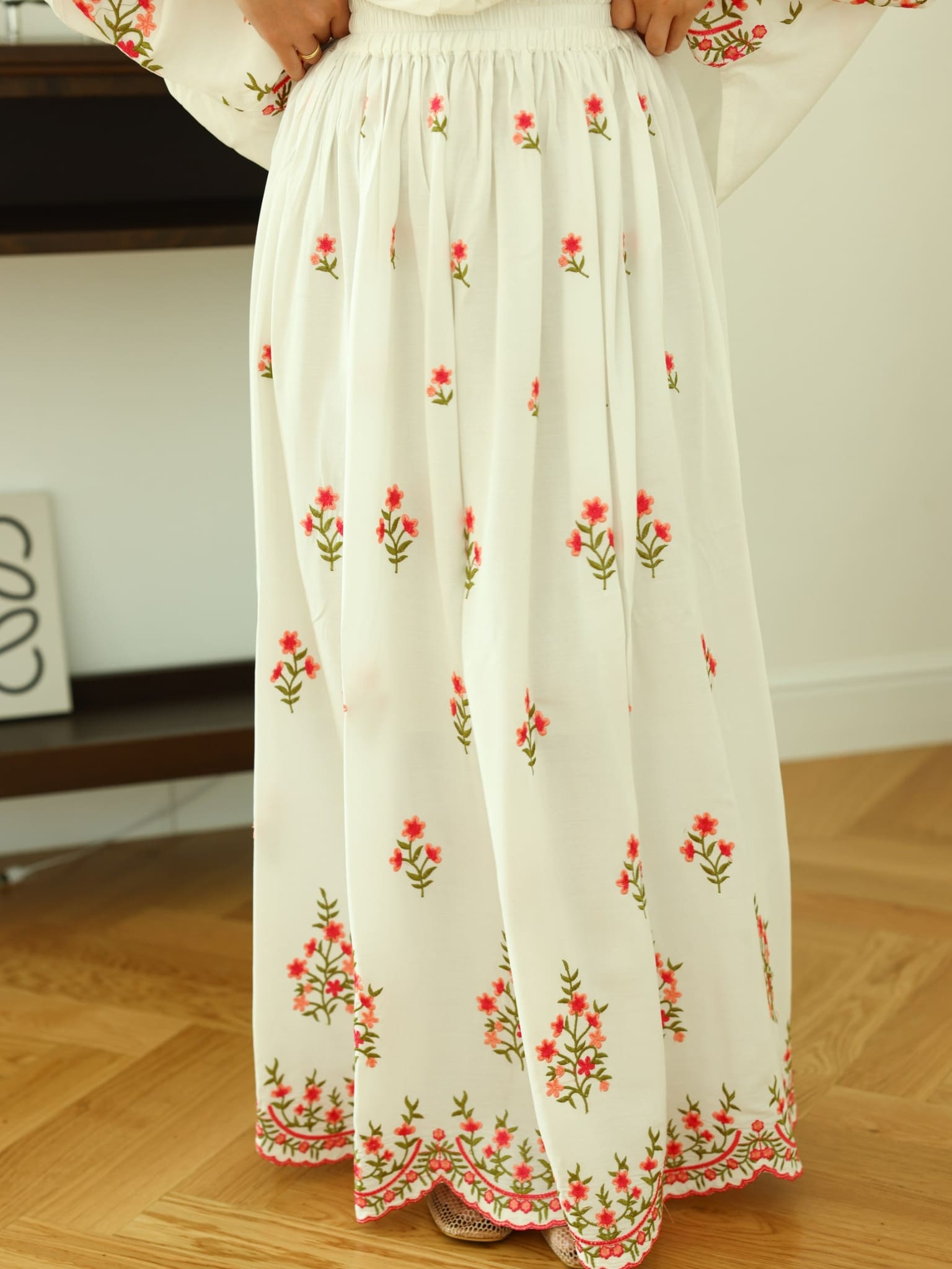 Estelle Summer Embroidered Skirt