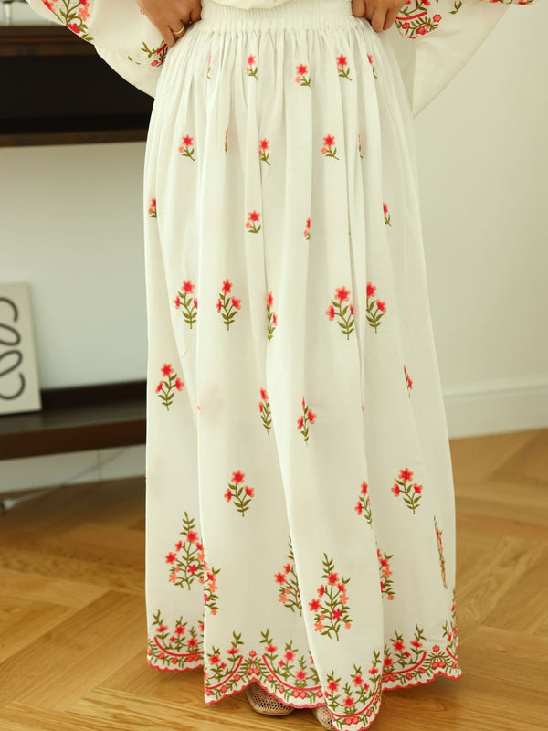 Estelle Summer Embroidered Skirt Estelle Summer Embroidered Skirt