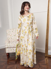 Limonelle Printed Long Dress