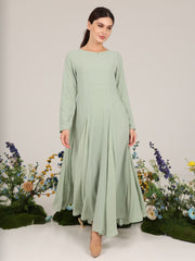 Esther Sage Panel Dress