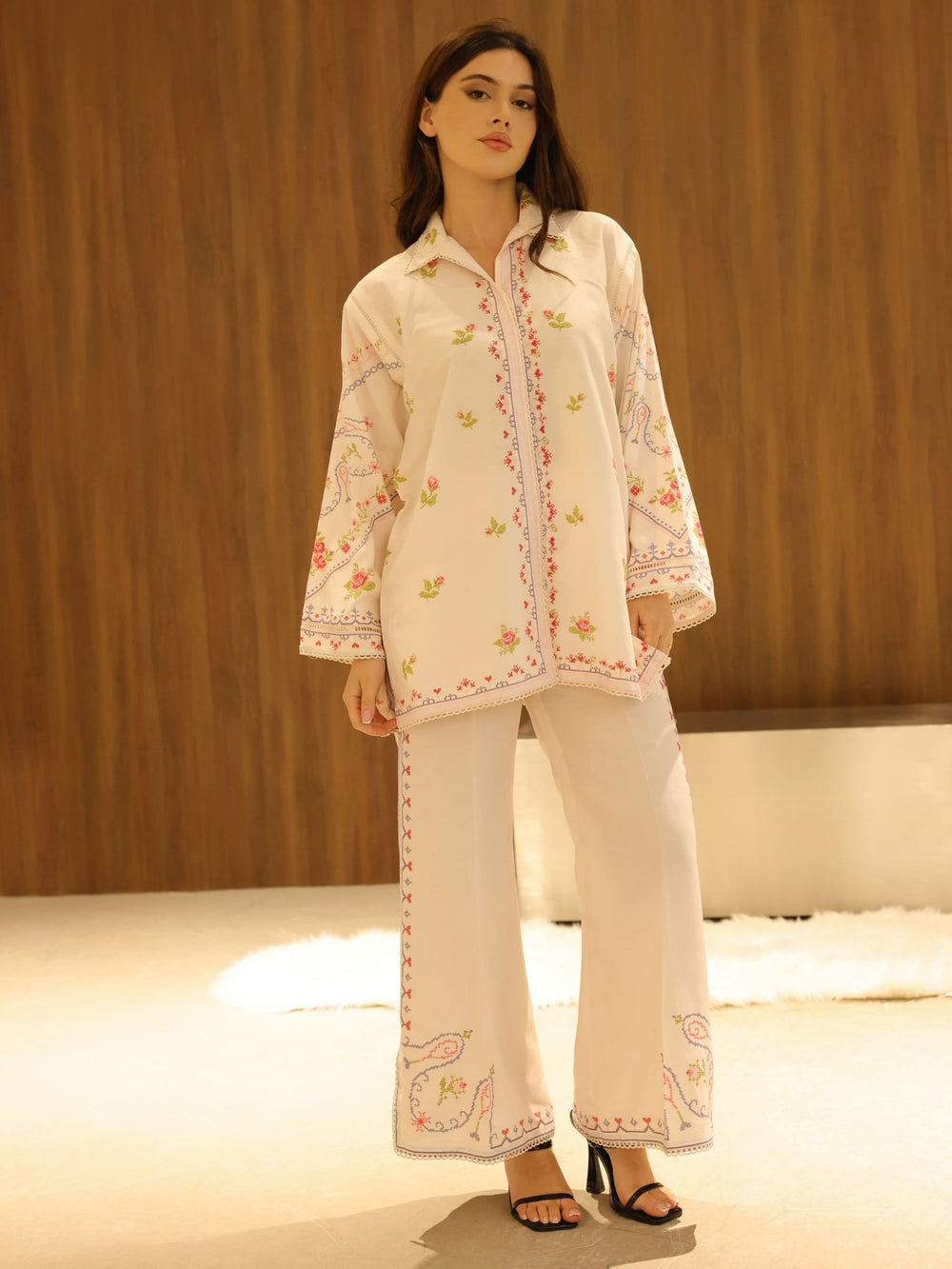 Rose Stitch Co Ord Set