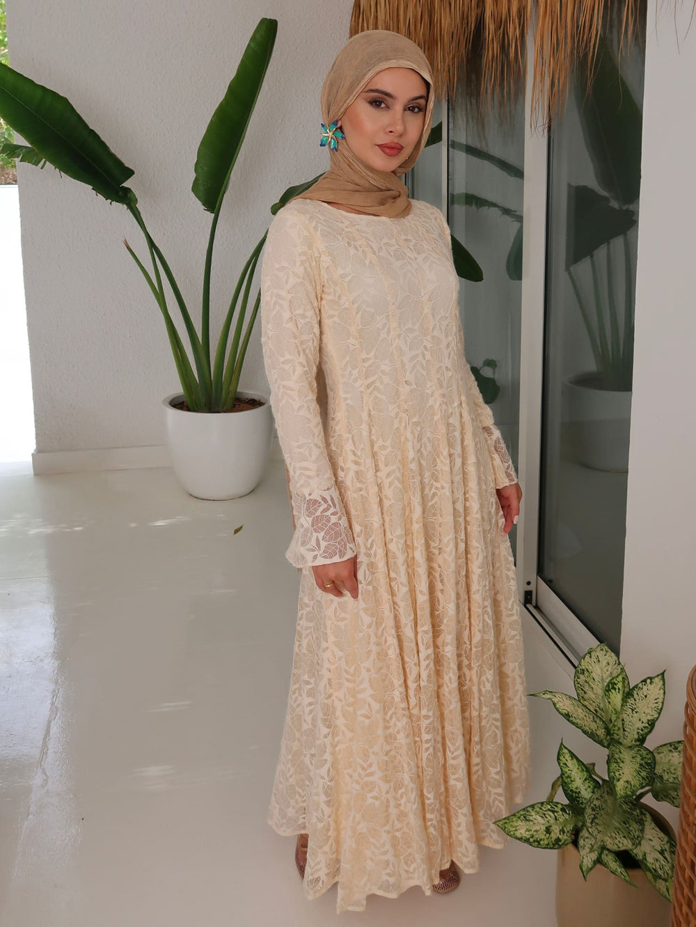 Elysium Net Panel Dress