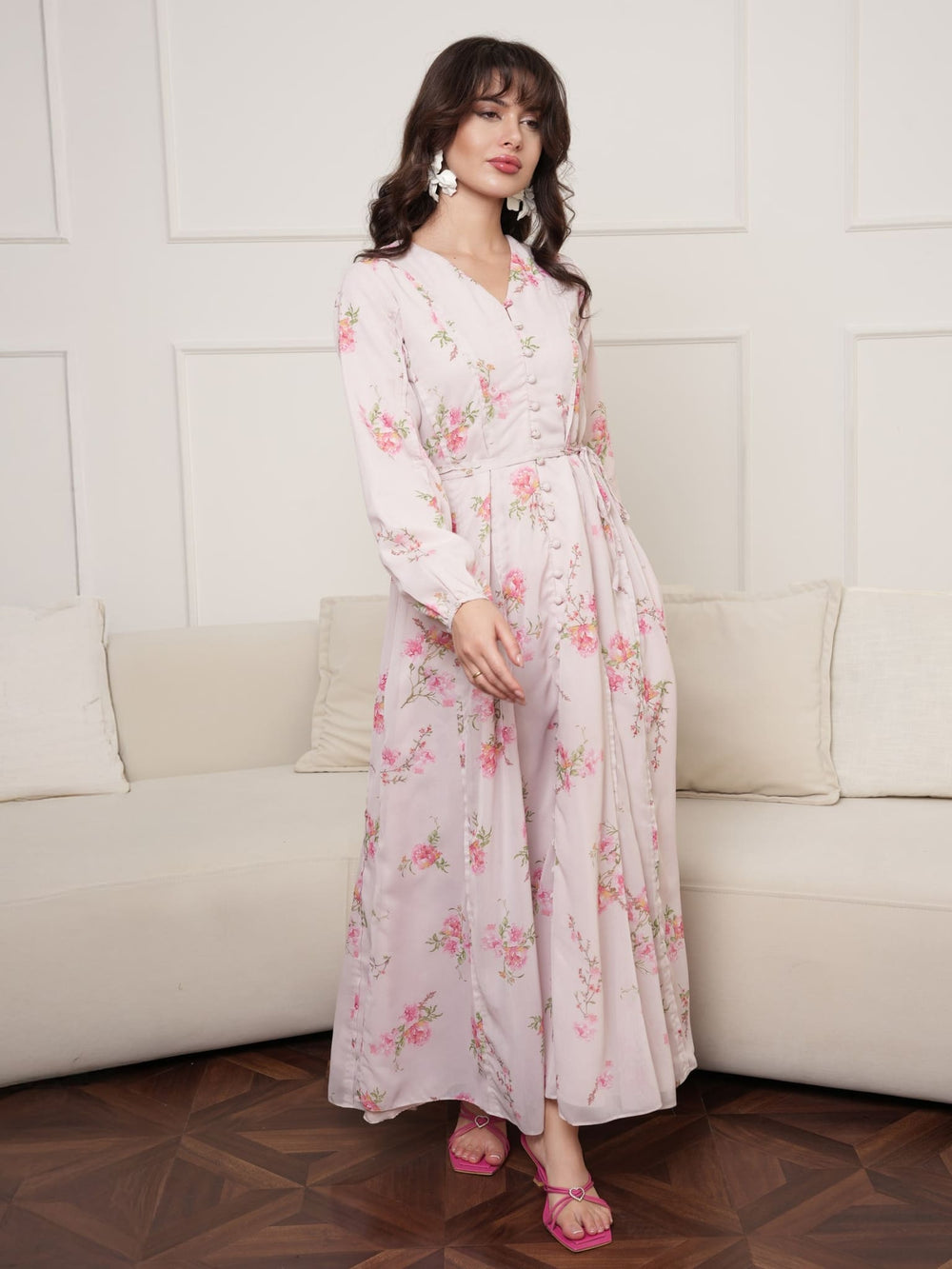 Hinami Floral Long Dress
