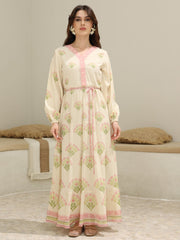 Orivelle Panel Floral Long Dress