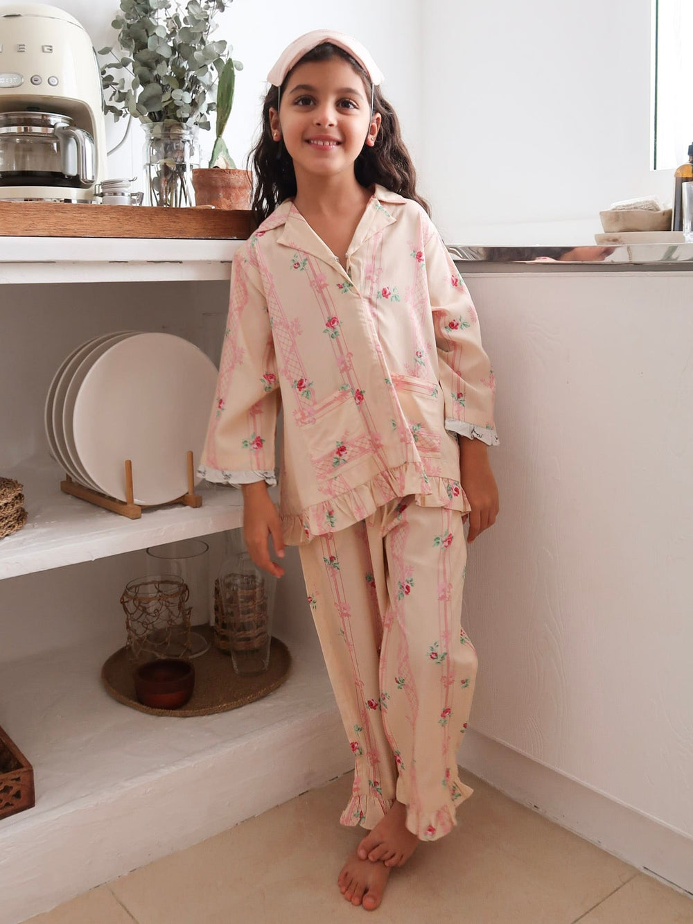 Mini Rossbee Frill Lounge Co Ord Set For Girls