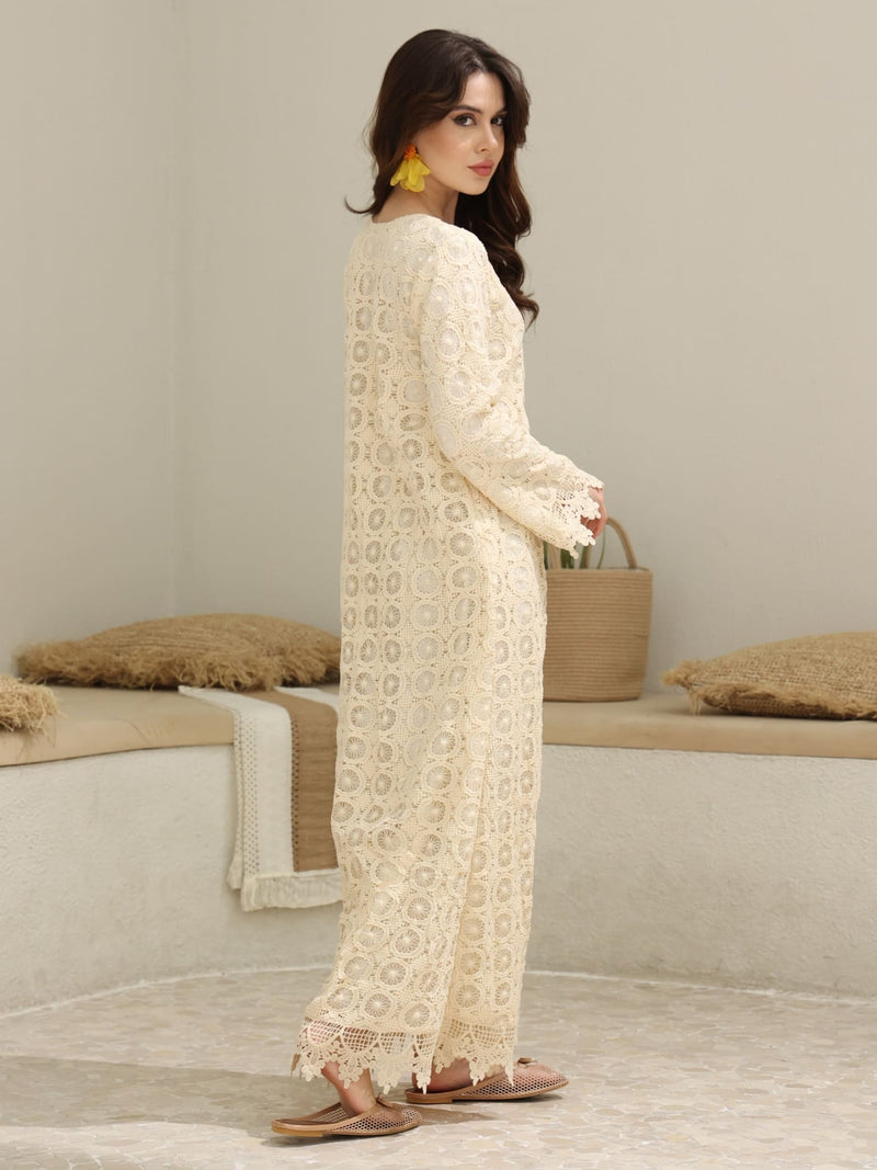 Lilium Crochet Long Dress