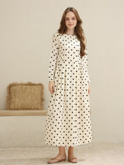 Stipple Dew Polka Dots Dress