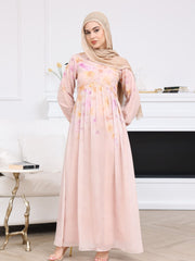 Feyra Watercolour Floral Long Dress