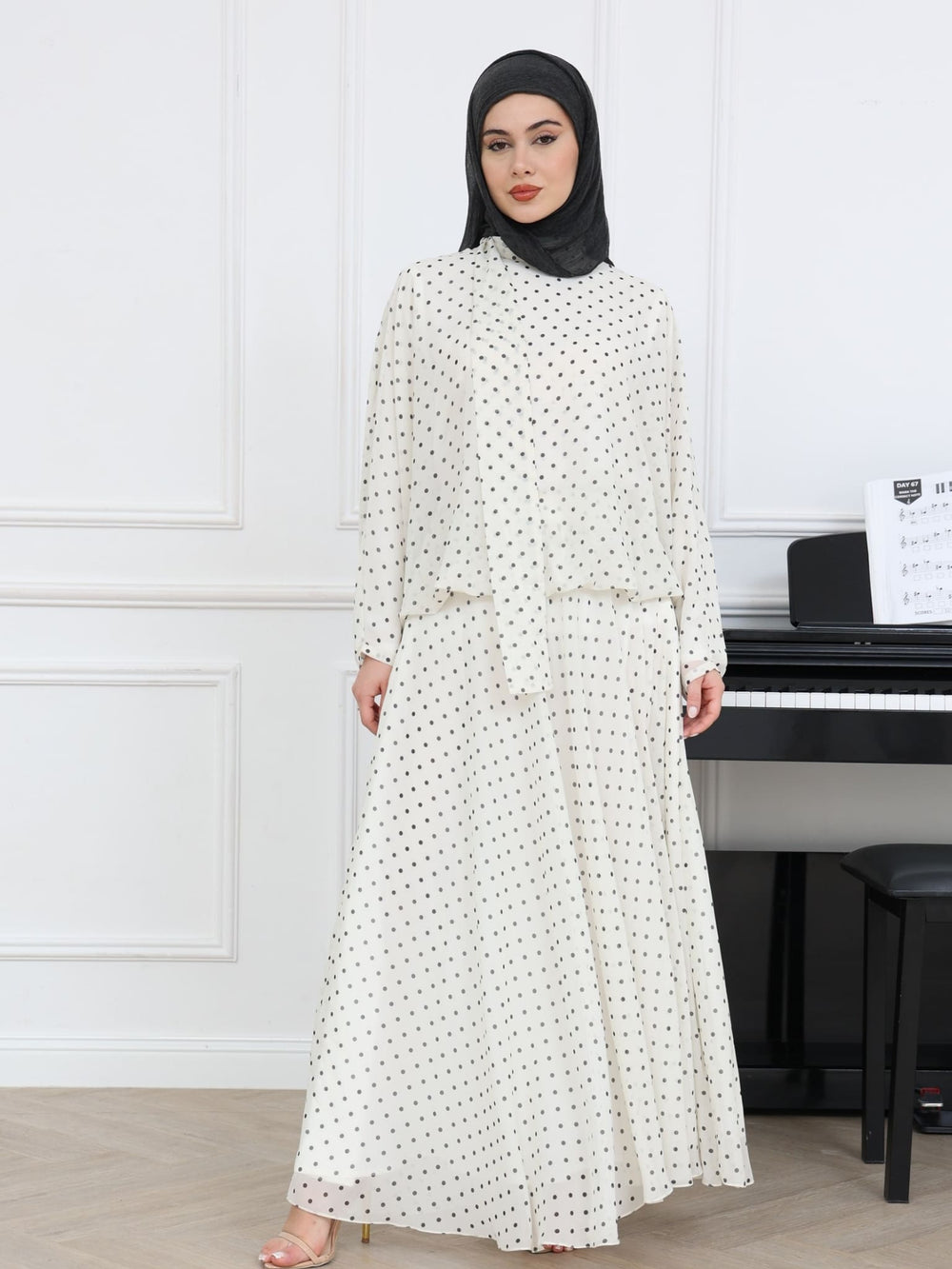 Minsio Polka Dots Skirt