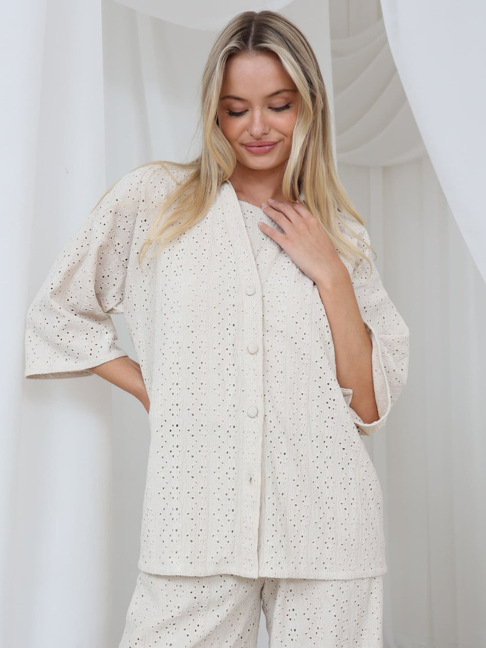 Vallea Crochet Shirt