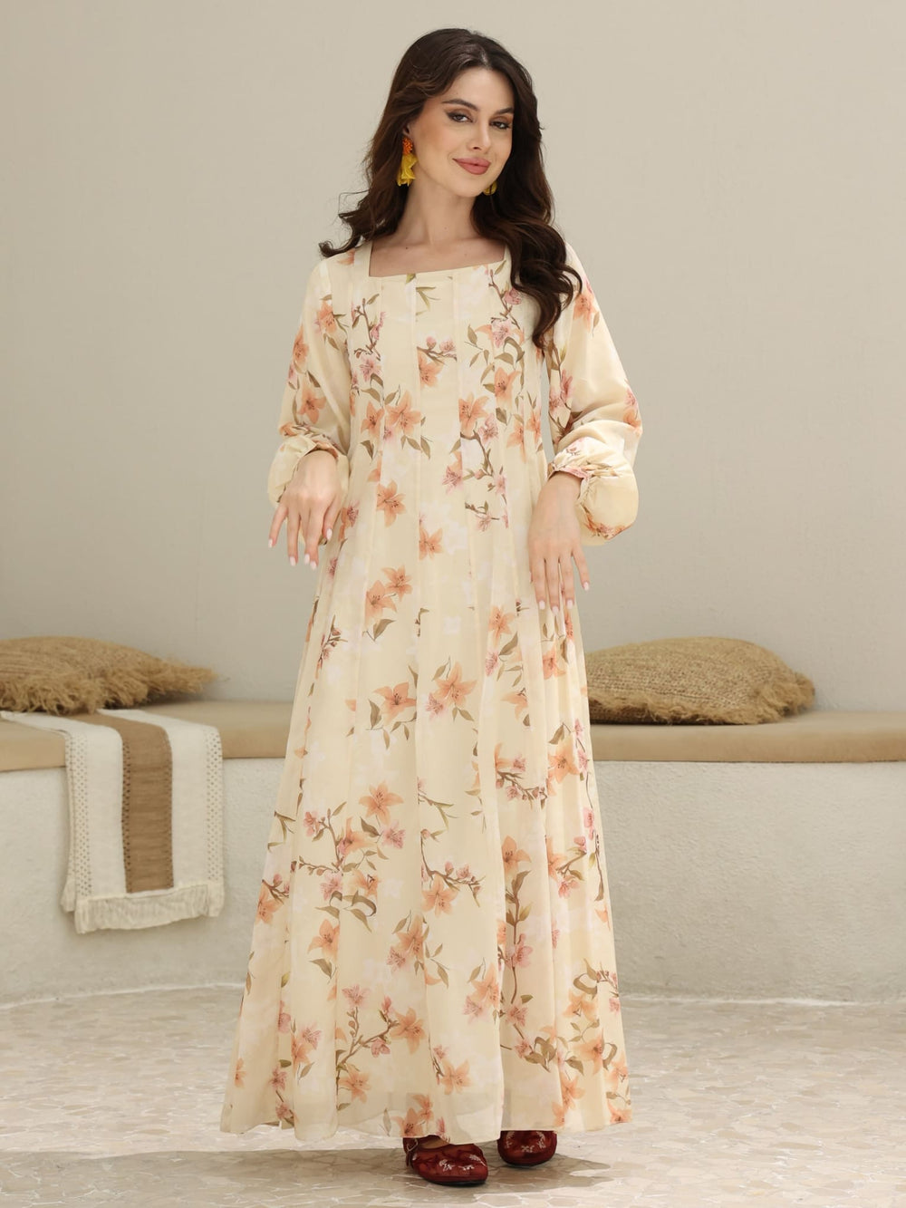 Kohana Panel Long Dress