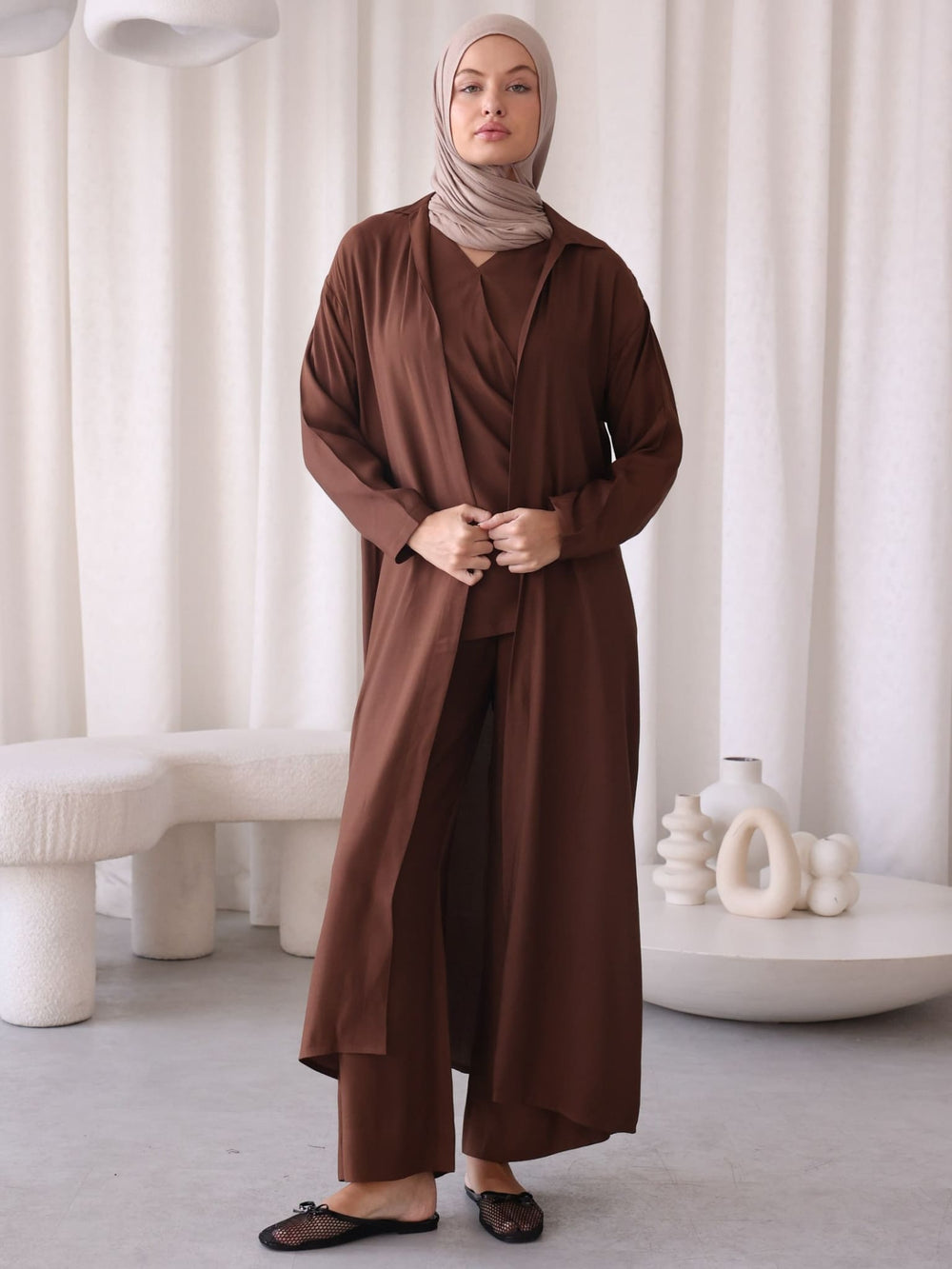 Matilda Brown Long Upper