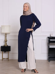 Amrielle Blue Asymmetric Tunic