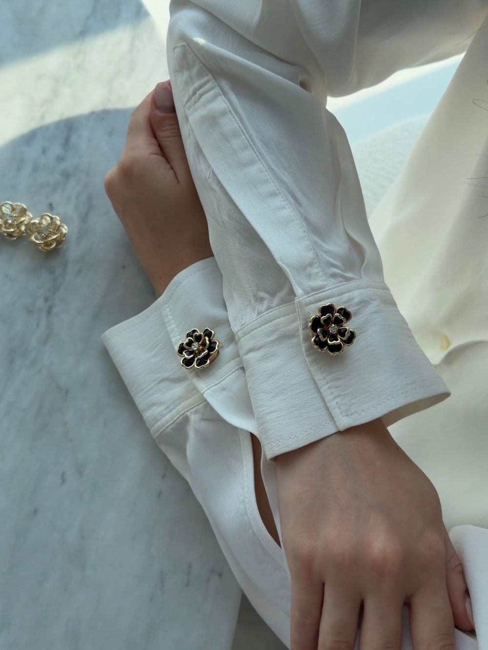 Avel Flower CuffLinks