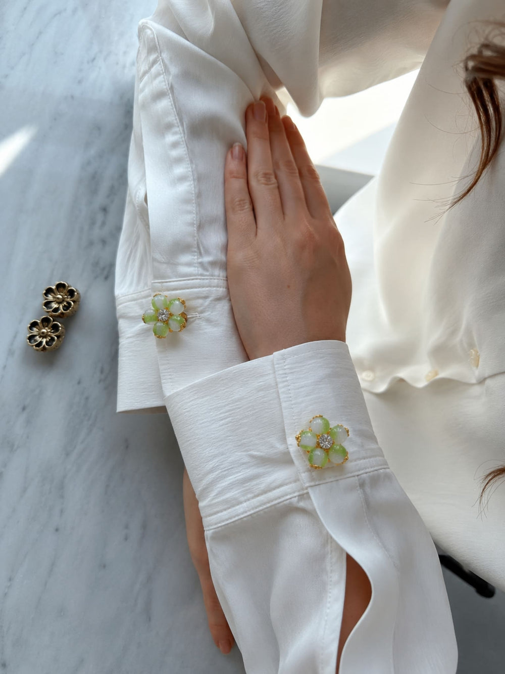 Mielle Crystal CuffLinks