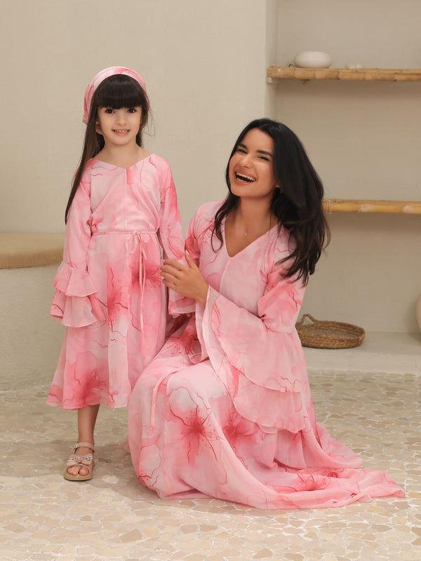 Mini Sakura Mist Pink Dress