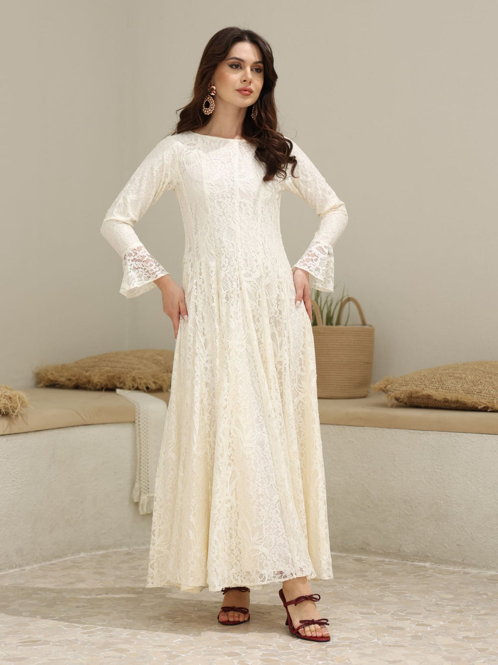 Claudia Net Panel Dress