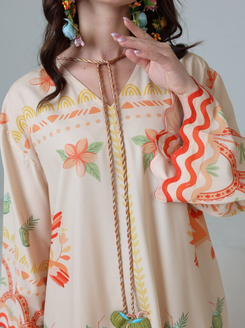 Ellery Coconut Printed Long Tunic