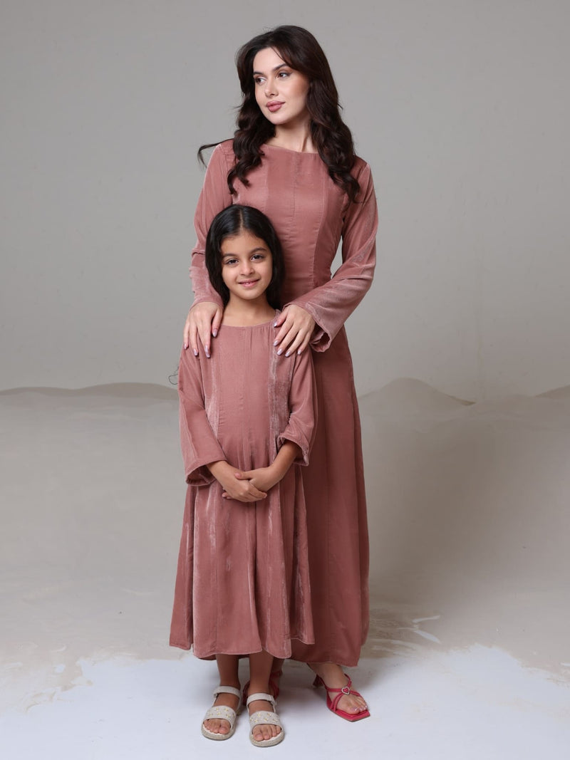 Jezebel Velvet Panel Dress