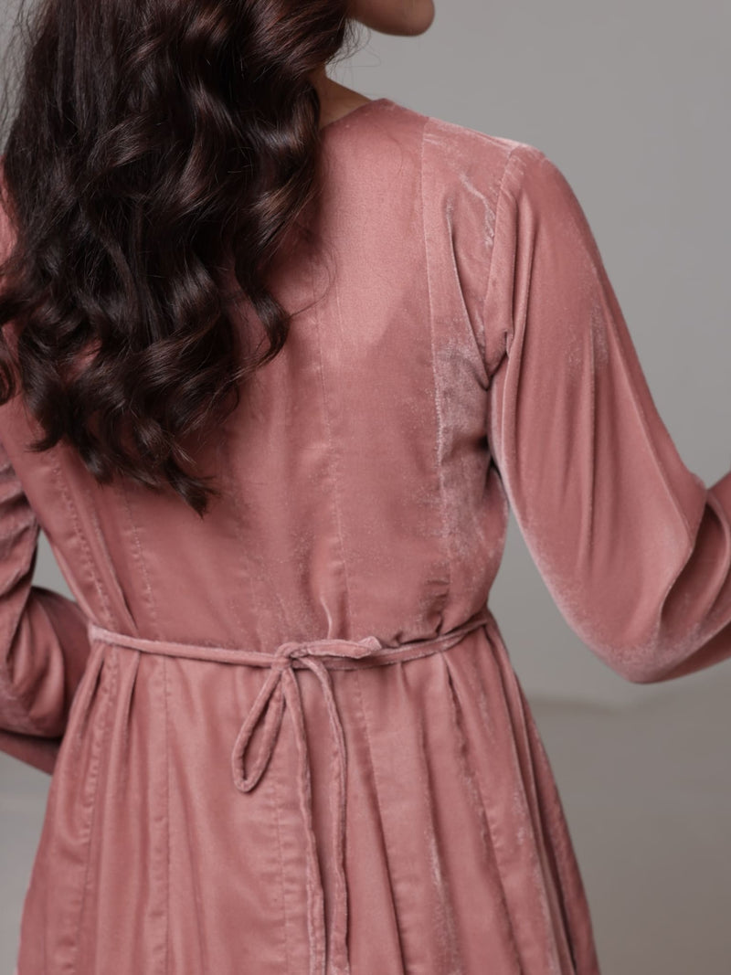 Jezebel Velvet Panel Dress