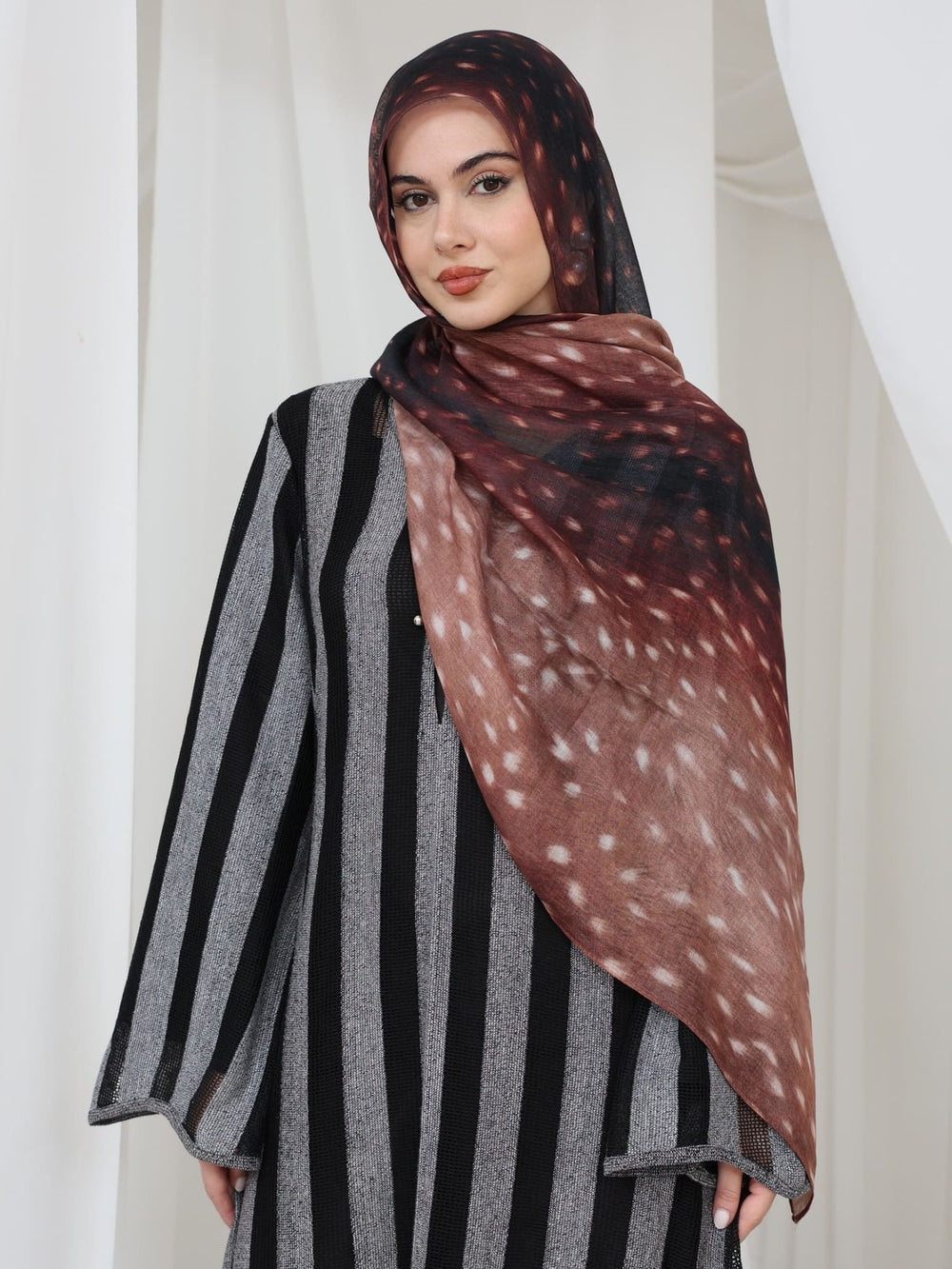 Breathable Deer Pattern Hijab/Stole