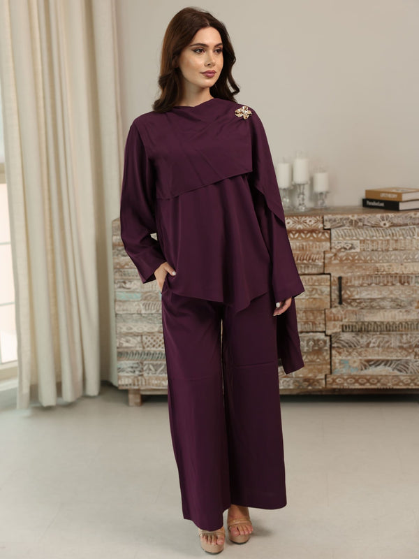Swayla Plum Buckle Co Ord Set