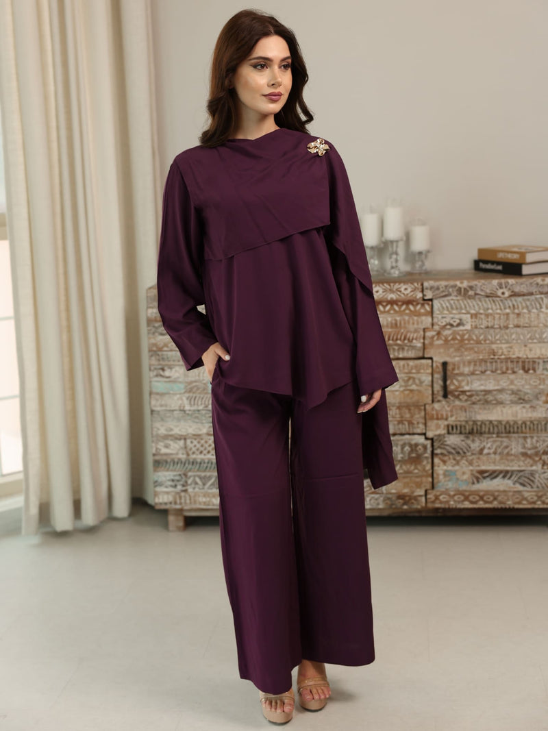 Swayla Plum Buckle Co Ord Set