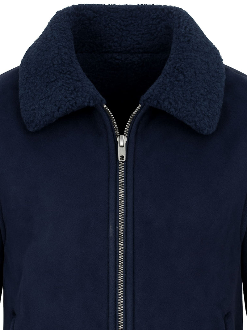 Fur Blue Jacket