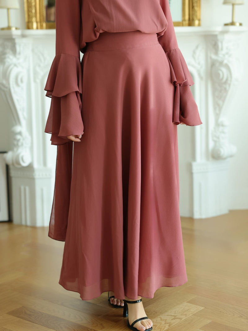 Elliot Pink Chiffon Skirt