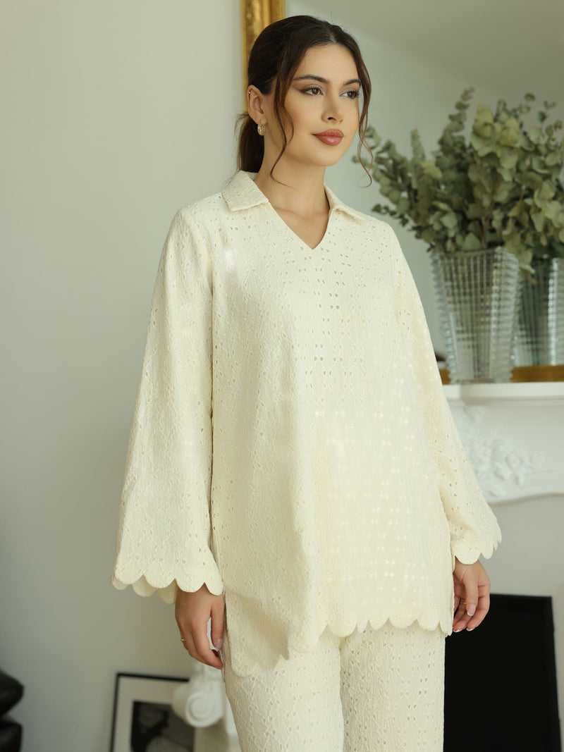 Cassia Crochet Shirt