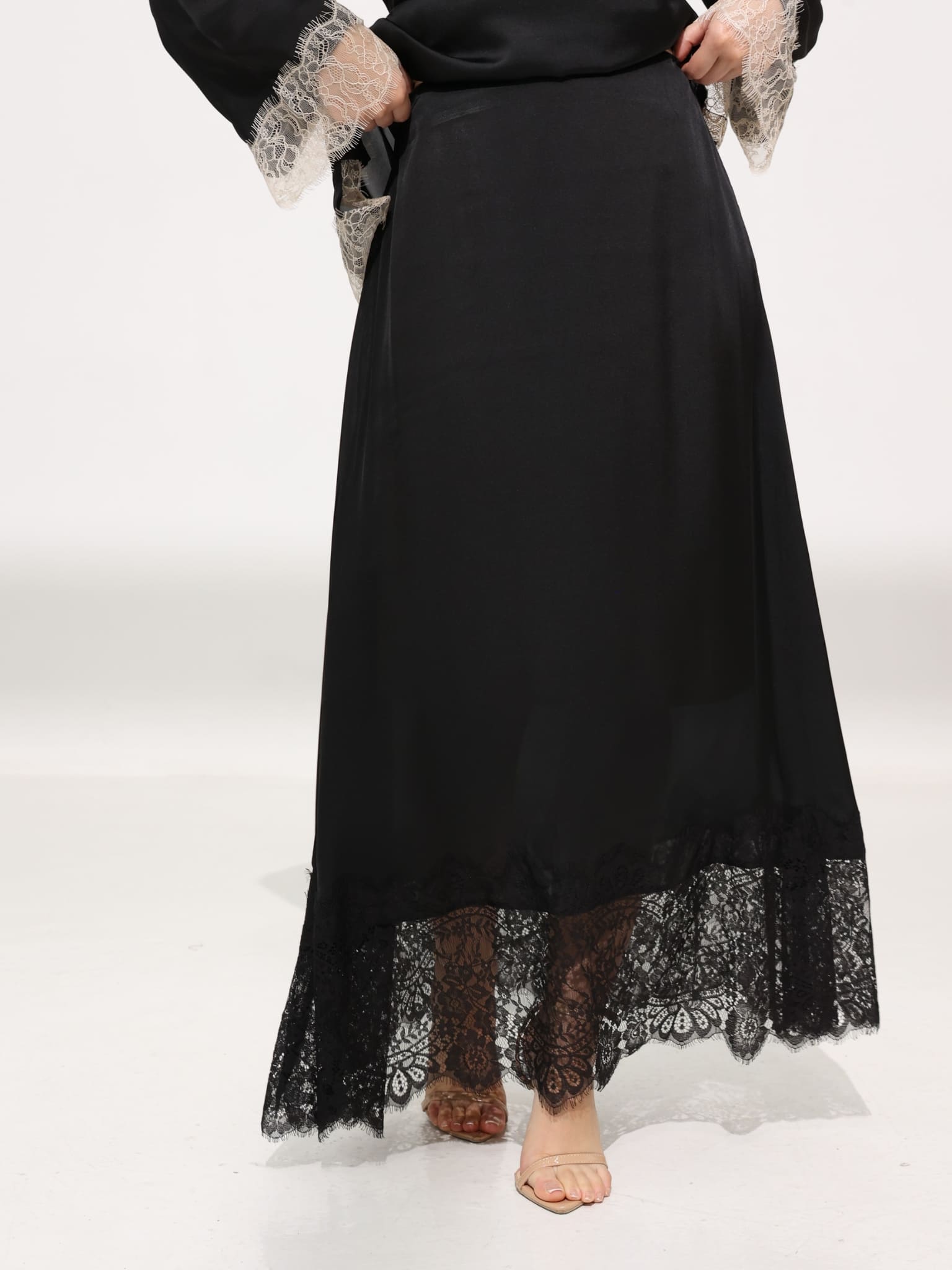 Harlyn Black Lace Skirt