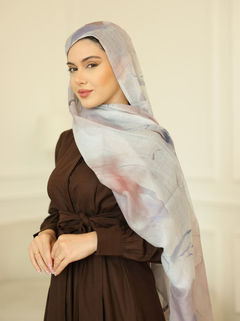 Terracotta Printed Hijab