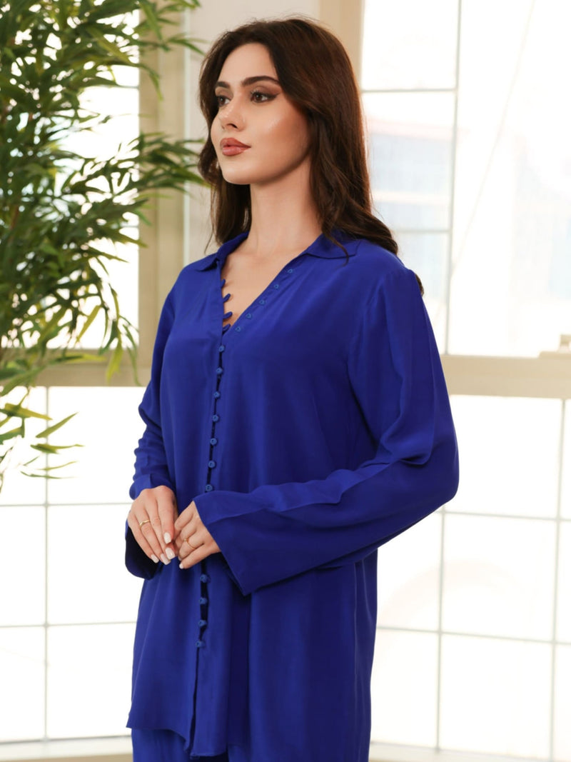 Sepia Royal Blue Co Ord Set