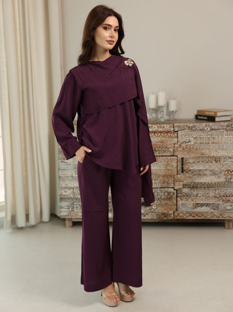Swayla Plum Buckle Co Ord Set