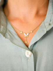 Velvet Wings Necklace