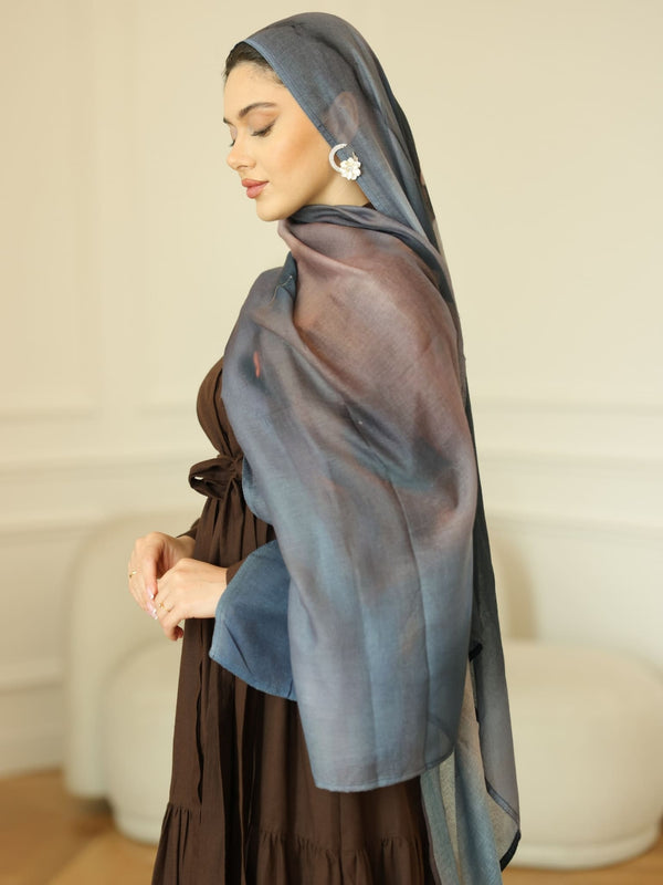 Ash Printed Hijab