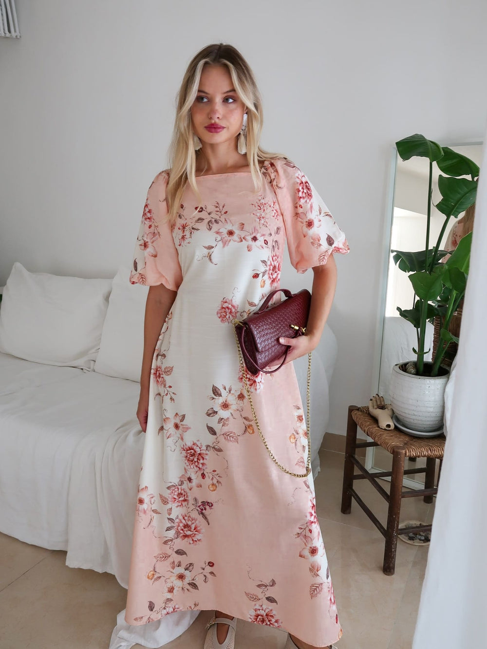 Valencia Floral Long Dress