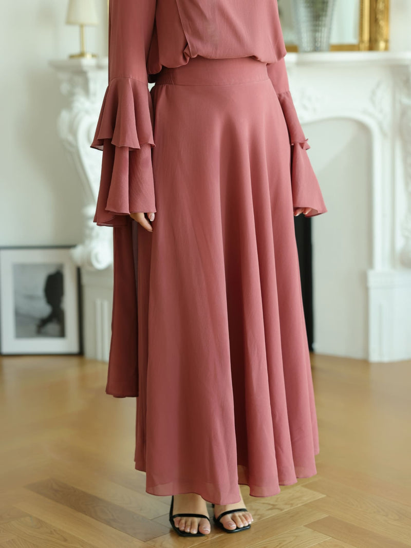 Elliot Pink Chiffon Skirt