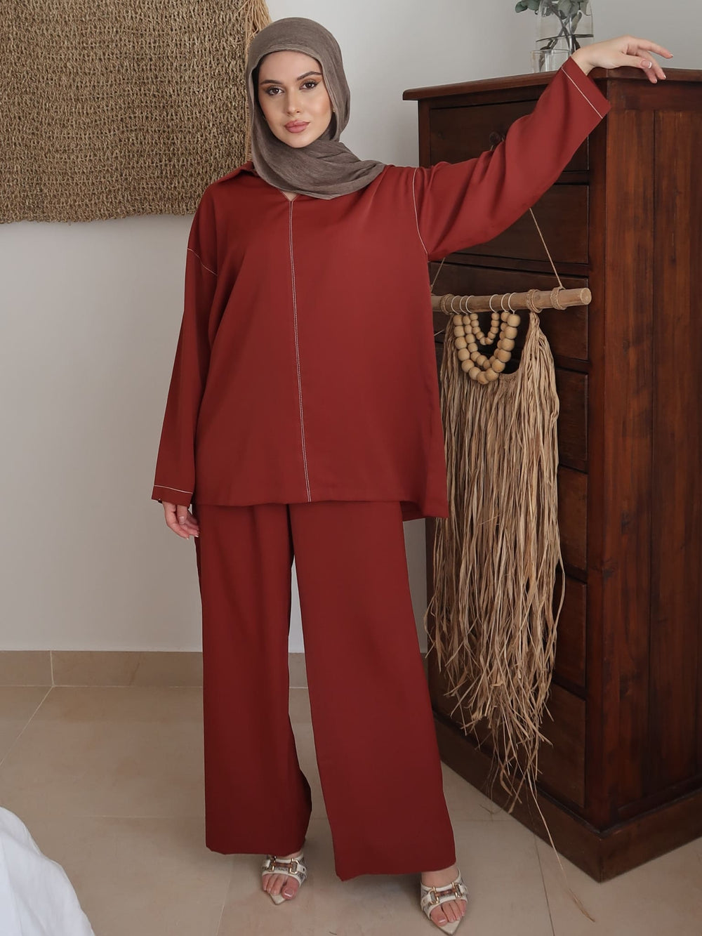 Meris Rust Pants