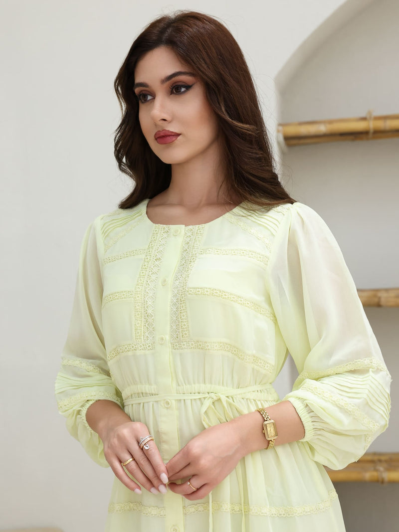 Limelette Lace Long Dress