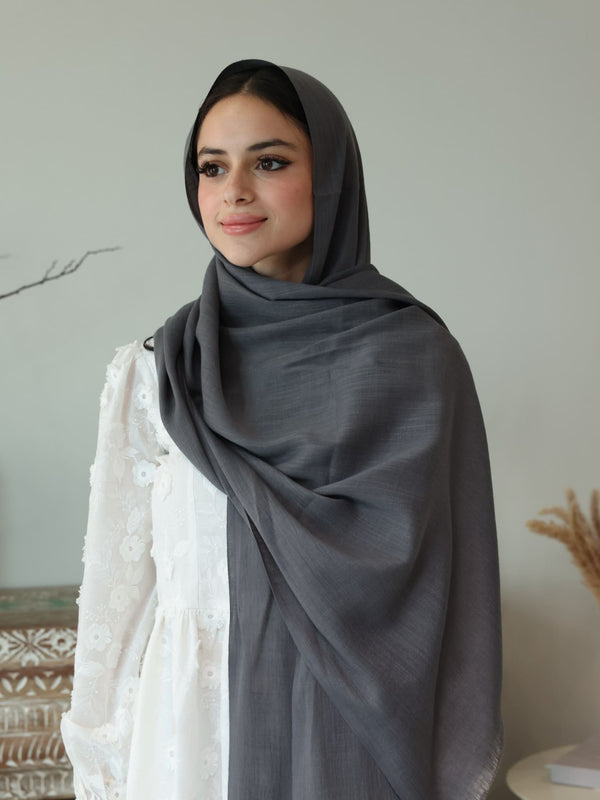 Modal Essential Hijab / Stole - Ash