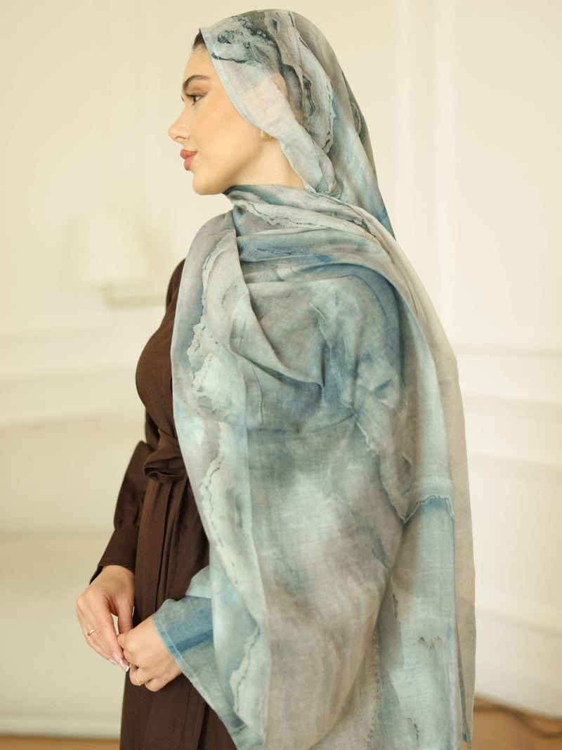 Marble Ambre Printed Hijab