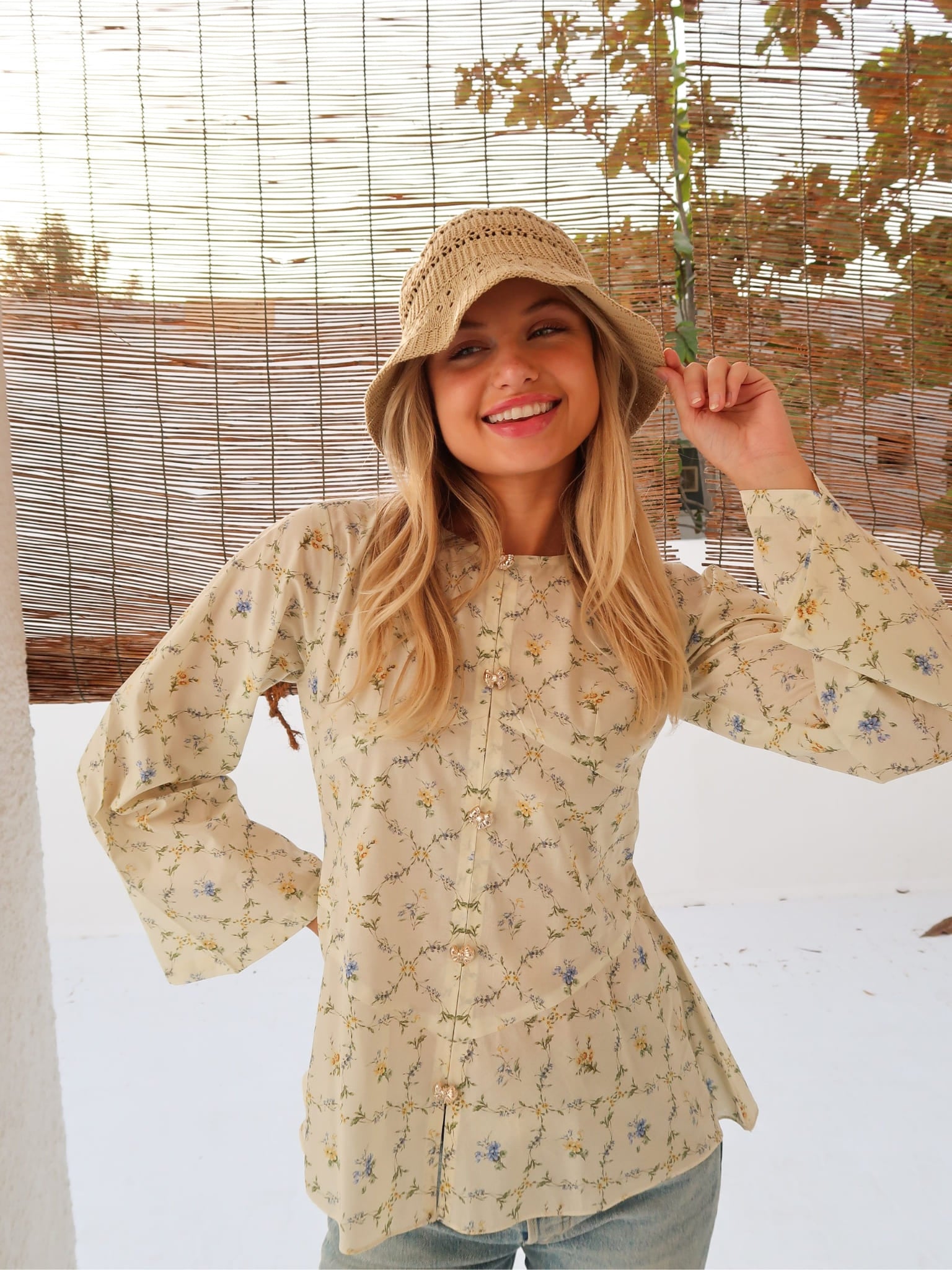 Snarla Fleur Panel Shirt