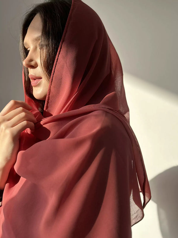 Essential Chiffon Hijab / Stole - Blush